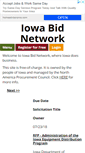 Mobile Screenshot of iowabids.com